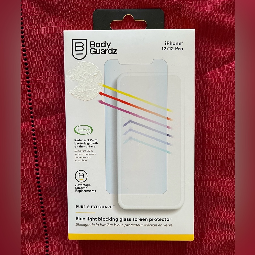 NWT Body Guardz glass screen protector for iPhone 12/12 Pro
